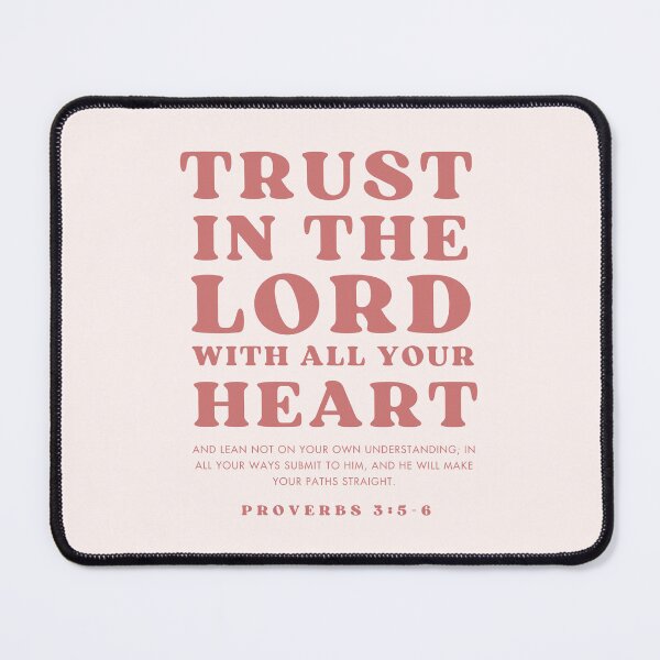Item preview, God Pink Christian Art Bible Verse Proverbs 3:5-6 Scripture designed and sold by daughterinchrist93.
