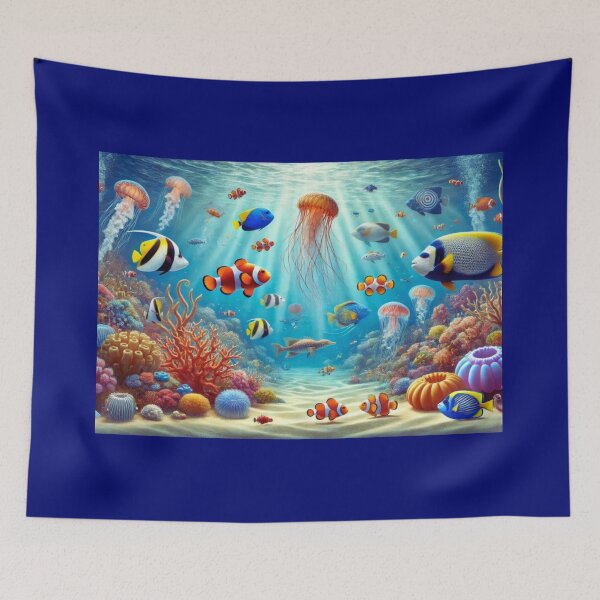 Item preview, Underwater tropical aquarium fish designed and sold by BackgroundND.