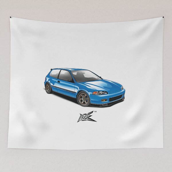 Item preview, civic eg6 blue  designed and sold by NaquashM.