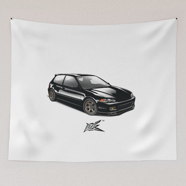 Item preview, civic eg6 black  designed and sold by NaquashM.