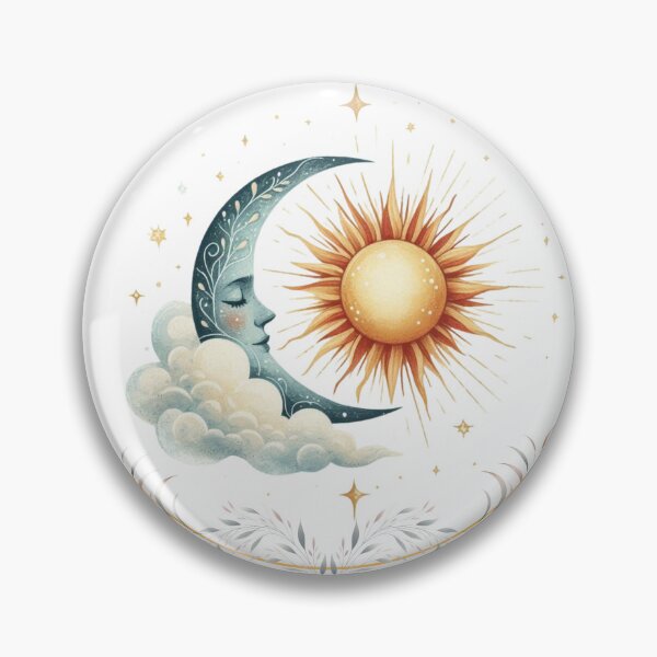 Item preview, Decorative celestial motif with foliage designed and sold by whee25.