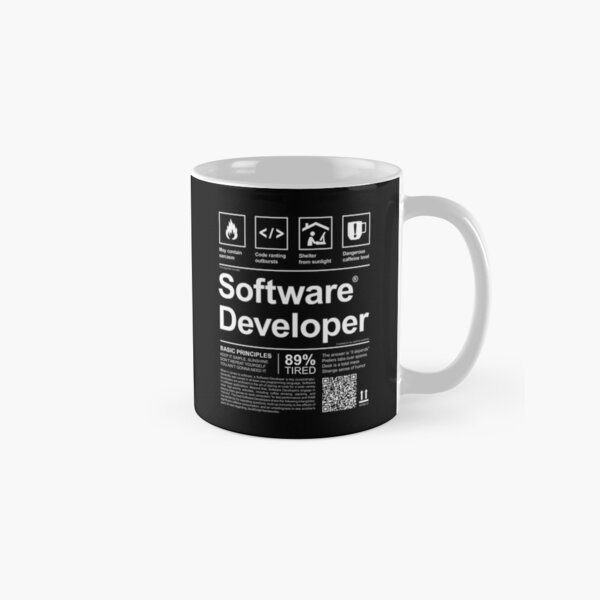 Item preview, Software Developer Traits - Funny Coding Life designed and sold by Office Geek Shop.