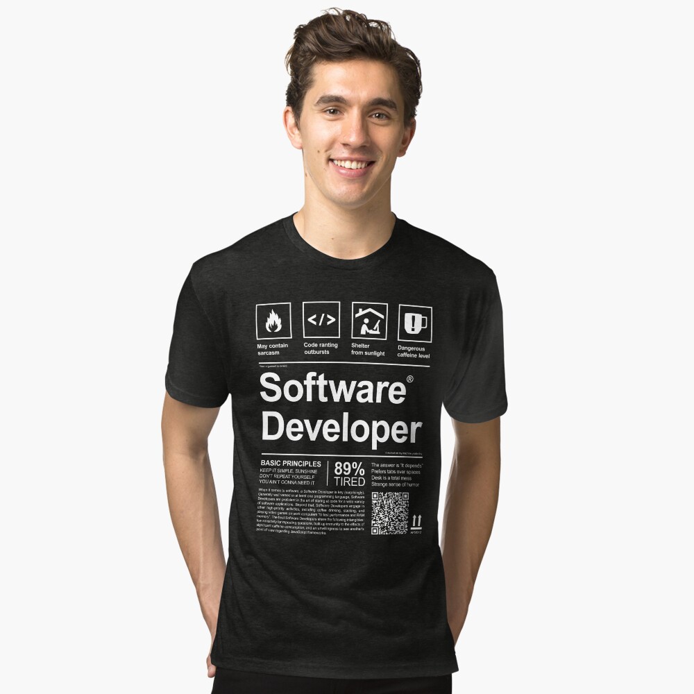 Item preview, Tri-blend T-Shirt designed and sold by officegeekshop.