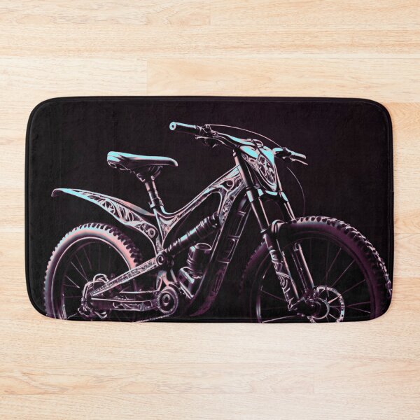 Item preview, Red & Blue Tinted MTB Model Design – Mountain Majesty designed and sold by GrizzlyCollective.
