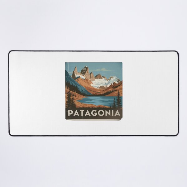 Item preview, Vintage-Style Patagonia Travel Poster designed and sold by Mateusz Majcherek.