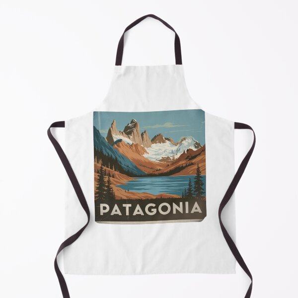 Item preview, Vintage-Style Patagonia Travel Poster designed and sold by Mateusz Majcherek.