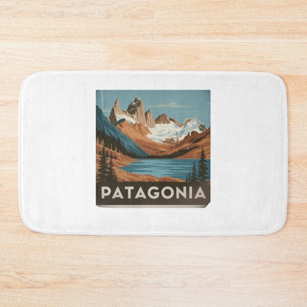Item preview, Vintage-Style Patagonia Travel Poster designed and sold by Mateusz Majcherek.