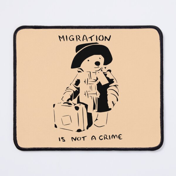 Item preview, Banksy Style - Migration is not a crime designed and sold by 123ks.