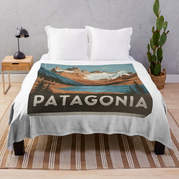 Item preview, Vintage-Style Patagonia Travel Poster designed and sold by Mateusz Majcherek.