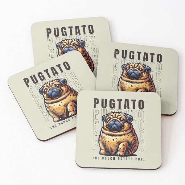 Item preview, pugtato - Pug dog lovers designed and sold by Tee-Craftify.