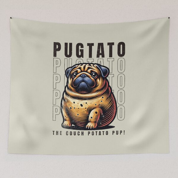 Item preview, pugtato - Pug dog lovers designed and sold by Tee-Craftify.