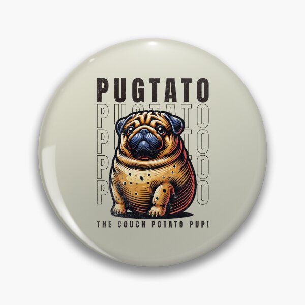 Item preview, pugtato - Pug dog lovers designed and sold by Tee-Craftify.