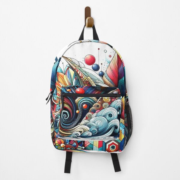 Item preview, colorful geometric decorative pattern designed and sold by Dogandesighn.