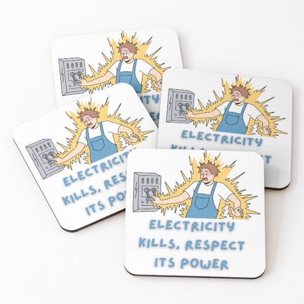 Item preview, Electricity Kills T-Shirt | Warning Electric Shock Safety Shirt | Unique Electrical Hazard Design,Funny Shirt, Valentine Shirt gift designed and sold by GAIDREDA.