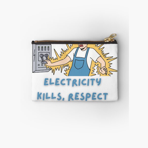 Item preview, Electricity Kills T-Shirt | Warning Electric Shock Safety Shirt | Unique Electrical Hazard Design,Funny Shirt, Valentine Shirt gift designed and sold by GAIDREDA.