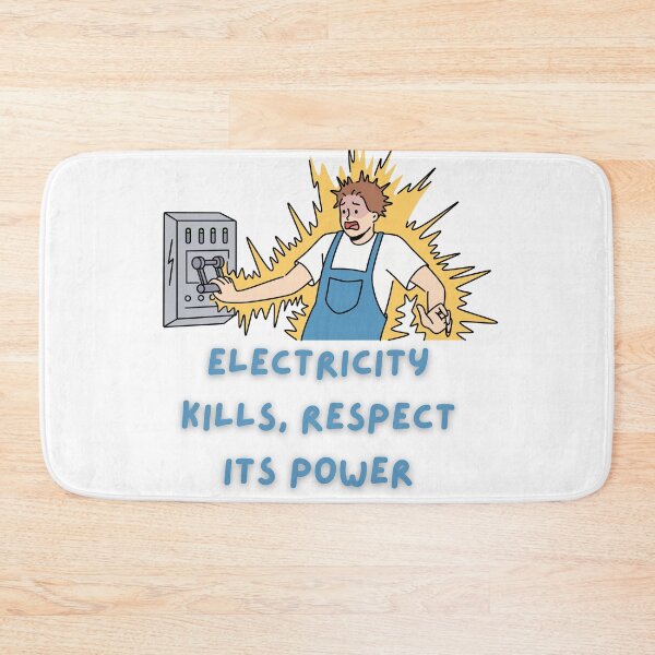 Item preview, Electricity Kills T-Shirt | Warning Electric Shock Safety Shirt | Unique Electrical Hazard Design,Funny Shirt, Valentine Shirt gift designed and sold by GAIDREDA.