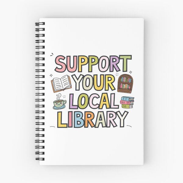 Item preview, Support Your Local Library designed and sold by Mateusz Majcherek.