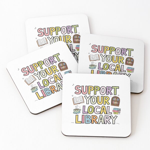 Item preview, Support Your Local Library designed and sold by Mateusz Majcherek.