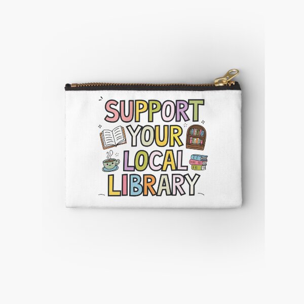 Item preview, Support Your Local Library designed and sold by Mateusz Majcherek.