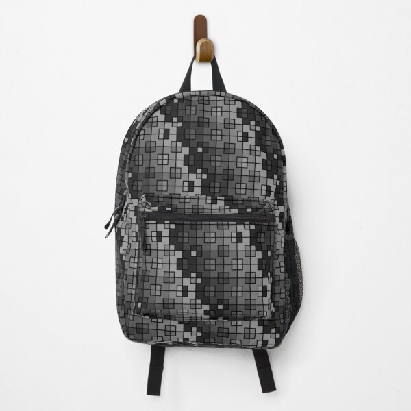 Item preview, Black and White 8-Bit Squares designed and sold by Lindsey Popejoy.