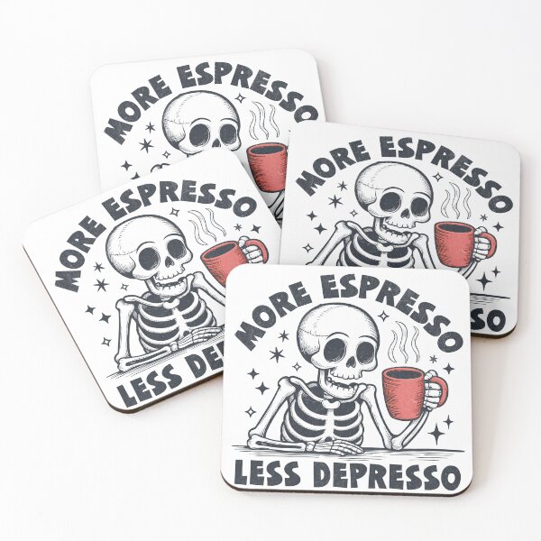 Item preview, More Espresso Less Depresso designed and sold by BeansterNL.