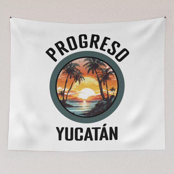 Item preview, Progreso - Yucatan (with Black Lettering) designed and sold by VelvetRoom.