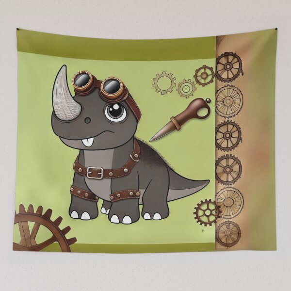 Item preview, Steampunk Uintatherium designed and sold by Sillytoe.
