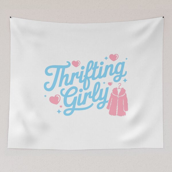 Item preview, Thrifting Girly! Pink Girlie Thrift Shopping designed and sold by PMCreative.