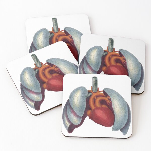 Item preview, Vintage Medical Drawing, Heart and Lungs Medical Illustration  designed and sold by HawthorneFlame.