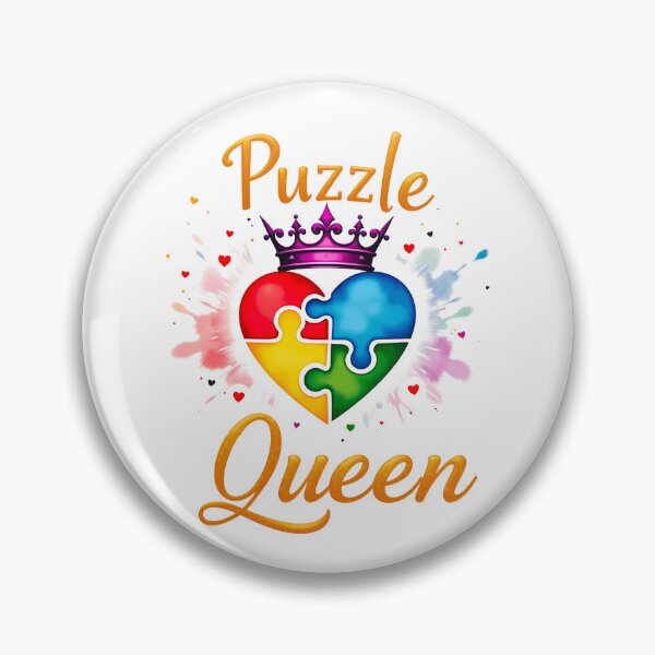 Item preview, Puzzle Queen: Reigning With A Royal Crown And A Love For Puzzles designed and sold by elynne9.