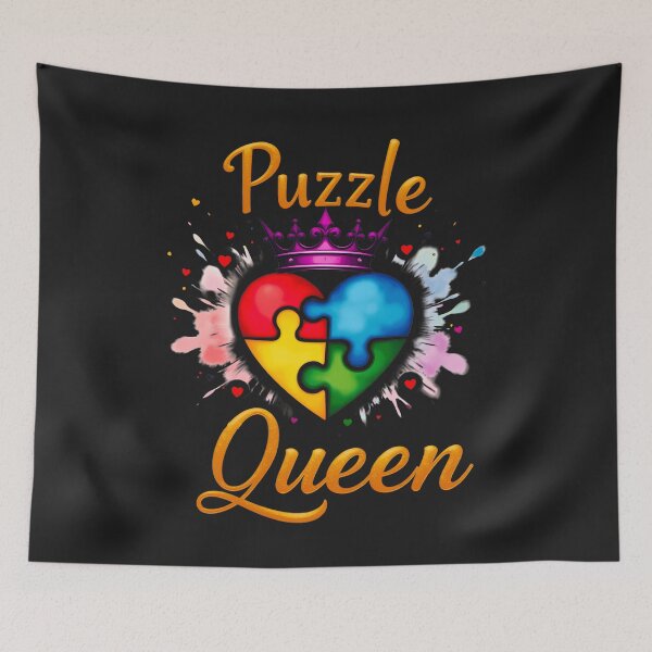 Item preview, Puzzle Queen: Reigning With A Royal Crown And A Love For Puzzles designed and sold by elynne9.