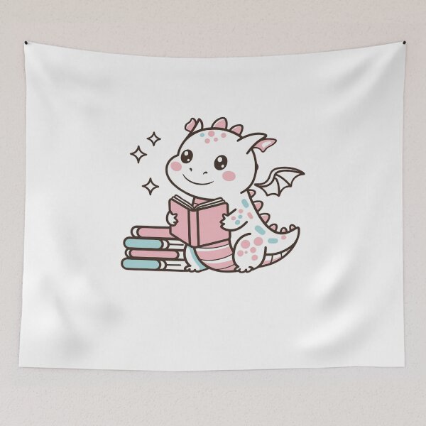 Item preview, reading dragon designed and sold by Mateusz Majcherek.