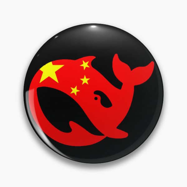Item preview, Deepseek whale chinese flag designed and sold by ChataMaroon.