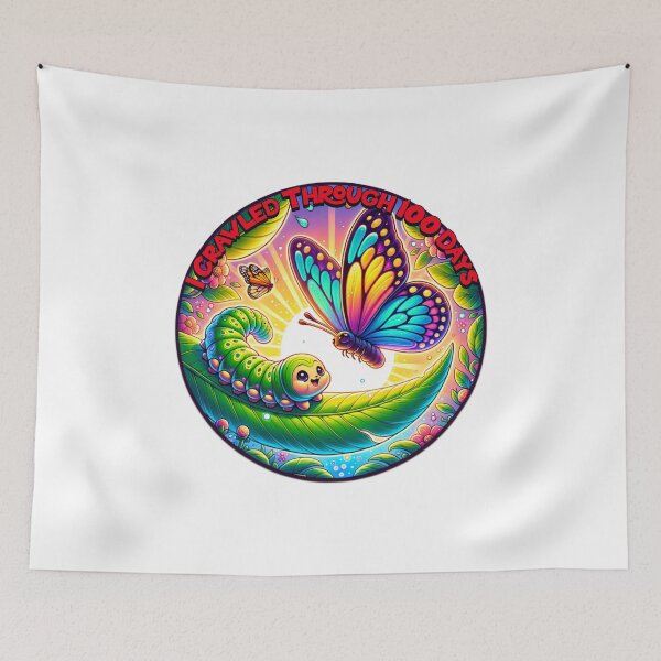 Item preview, I Crawled Through 100 Days designed and sold by Birkenmann.
