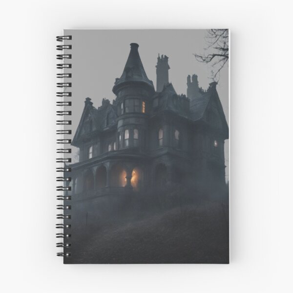 Item preview, Gothic-Style Mansion on a Hill" designed and sold by Filmcharlie-Shop.