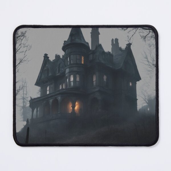 Item preview, Gothic-Style Mansion on a Hill" designed and sold by Filmcharlie-Shop.