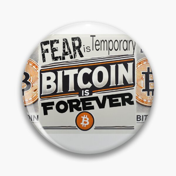 Item preview, The Crypto wave - Fear is temporary ! designed and sold by GiftGuruIdeas.