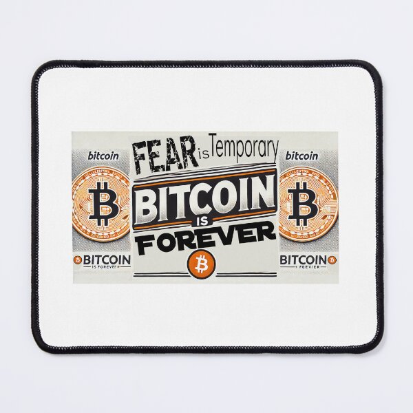 Item preview, The Crypto wave - Fear is temporary ! designed and sold by GiftGuruIdeas.