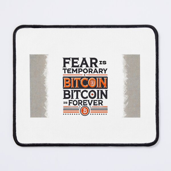Item preview, The Crypto wave - Fear is temporary ! designed and sold by GiftGuruIdeas.