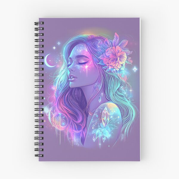 Artikelvorschau, Eine Frau mit einer Blume im Haar und dem Wort Traum, das auf ihr Gesicht gemalt ist entworfen und verkauft von natalidesign.