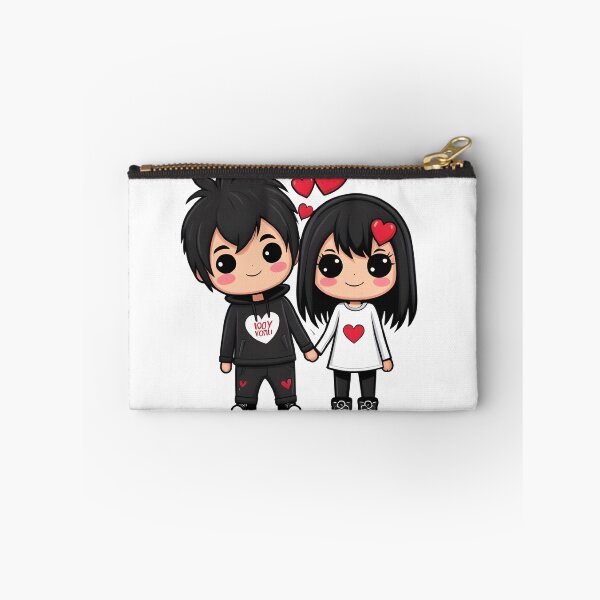 Item preview, Emo Cute Couple designed and sold by RedHearts76.