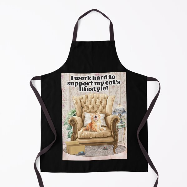 Item preview, Work Hard Tabby designed and sold by Karen Wood.