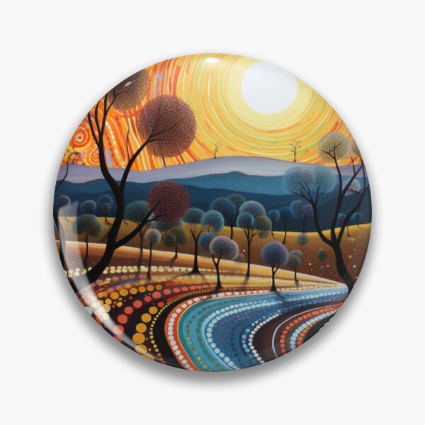 Item preview, Aboriginal Authentic Art - Wonderful Sunny Day designed and sold by GrinGalore.