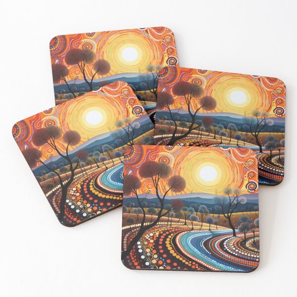 Item preview, Aboriginal Authentic Art - Wonderful Sunny Day designed and sold by GrinGalore.