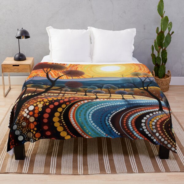Item preview, Aboriginal Authentic Art - Wonderful Sunny Day designed and sold by GrinGalore.