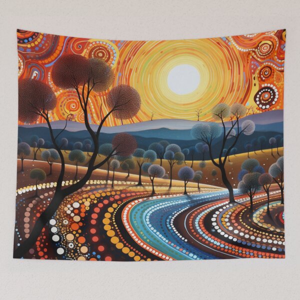 Item preview, Aboriginal Authentic Art - Wonderful Sunny Day designed and sold by GrinGalore.