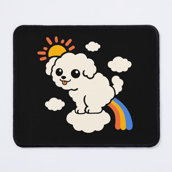 Item preview, Poodle pooping rainbows designed and sold by NemiMakeit.