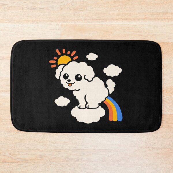 Item preview, Poodle pooping rainbows designed and sold by NemiMakeit.