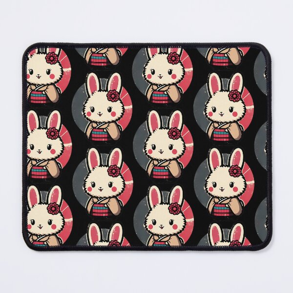 Item preview, Vintage cute japanese bunny designed and sold by Tw1nsAIArt.