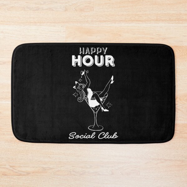 Item preview, Happy Hour Social Club (white) designed and sold by Magnolia Valley Art.